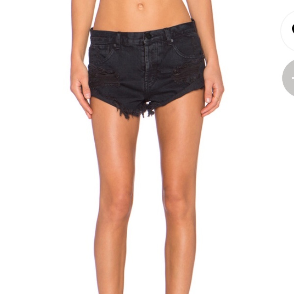One Teaspoon “bandits” shorts size 23 black
